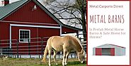 Metal Carports Direct: Is Prefab Metal Horse Barns A Safe Home for Horses?