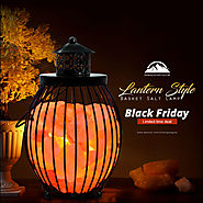 Himalayan Glow Lantern Style Basket Salt Lamp