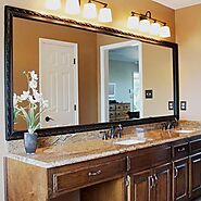 Acadia Oiled Bronze Mirror Frame