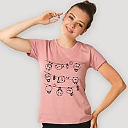 Shop Your Favorite Design T Shirts For Girls Online at Beyoung