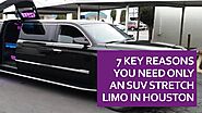 A Relaxing And Luxurious Ride In An SUV Stretch Limo Houston Airport
