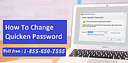 1-855-650-7555 How to Change Quicken Password- Quicken Helpline Number