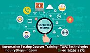 Automation Testing Training Course Certification
