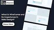What is meant by Wireframe Web Design? - lia infraservices