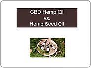 CBD Hemp Oil vs. Hemp Seed Oil