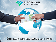 Digital asset exchange software