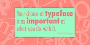 Yuri Aoki on Twitter: "You need to choose your #typeface wisely. It’s easy to just click a random font, but you shoul...