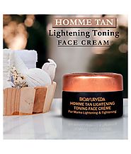 Homme Tan Lightening Toning Face Cream