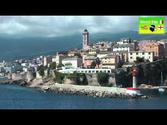 Corsica - Bastia vu de la mer (Full HD 1080p)