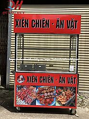 Đặt mua, thiết kế xe bán đồ ăn vặt giá rẻ tại Quang Huy