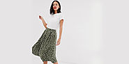 American Style Print Skirt - Weaveron