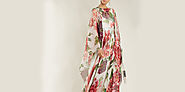Digital Printed Silk Dress - Weaveron