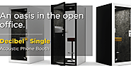 Decibel® Single Acoustic Phone Booth - An oasis in the open office