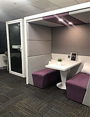 Acoustic Meeting Pods for Open Office Space – Hive Cafe – Spaceworx