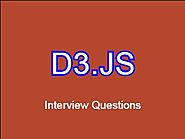 Best D3.js Interview Questions and Answer Preparation Resources