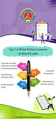 Tips To Write Perfect Answers in Board Exams - Modern International School