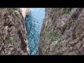 The natural sea grotto of the Montagna Spaccata - Gaeta - Italy
