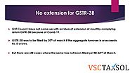 No Extension for GSTR-3B