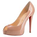 Sale red bottom heels-christian louboutin Vendome 120mm pumps nude patent leather