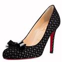 Sale red bottom heels-christian louboutin Simplenodo 100mm pumps black glitter