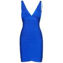 Discount Herve Leger Lauren Bandage Dress Royal Blue sale!