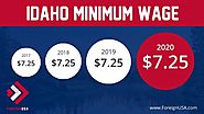 Idaho State Minimum Wage (2020 and Previous Years)