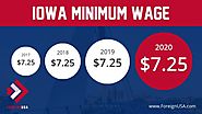 Iowa State Minimum Wage (2020 and Previous Years)