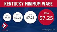 Kentucky State Minimum Wage (2020 and Previous Years)