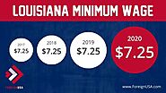 Minimum Wage in Louisiana 2020 (Louisiana Minimum Wage)