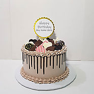 Delicious Chocolate Birthday Cake With Name