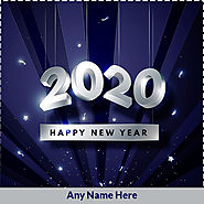 2020 Happy New Year Cards with Name