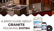 Granite polishing system for restoring your granite original shine