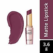 Lakme 9 to 5 Primer + Matte Lip Color – Garnet Punch