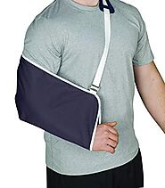 Blue Jay Universal Arm Sling - Medical Support Strap with Shoulder Comfort Pad - 18 in. x 9 in. Pouch Medical Sling f...