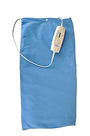 Blue Jay 'Heat It Up' Heating Pad - 12" x24'', 4 Position Switch Auto-Off Cramp Relief Pad for Moist & Dry Heat Thera...