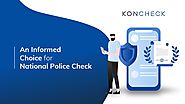 National Police Check for Employment and Volunteer in Australia | KONCHECK