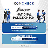 How can you obtain a National Police Check at an affordable price