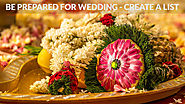 Wedding Preparations | Ornaments, Coconut, Chaddar, Sehra, Garlands Online