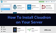 How To Install Cloudron on Your Server