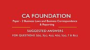 Business Laws & Correspondence - CA Foundation Paper 2 | CS Shruthi Prakash | Prof. Shwetha
