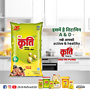 Refined Soyabean and Sun Flower Oil Manufacturer in India - Kriti Refined Oil