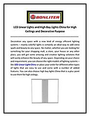 LED Linear Lights China – Get an Exclusive Range Online |authorSTREAM