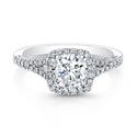 The Popular Cushion Cut Engagement Rings with Halo