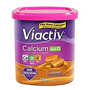 Viactiv Calcium +Vitamin D3 Supplement | Viactiv Caramel Calcium Chews