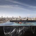 Tel Aviv Penthouse by Pitsou Kedem features a rooftop infinity pool