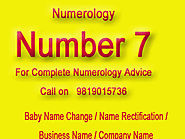 Complete NUMEROLOGY for Number 7 - Best Numerologist in Mumbai Bombay