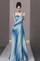 Blue Full-Length Sweetheart Neck Evening Party Dresses