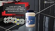 Wipe out the dullness of Granite with the use of a Diamond polishing pad & Novagranite Gel