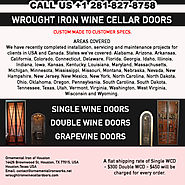 Make Your Florida Home Custom Wine Cellar Door Attractive