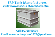 FRP Tank Manufacturers